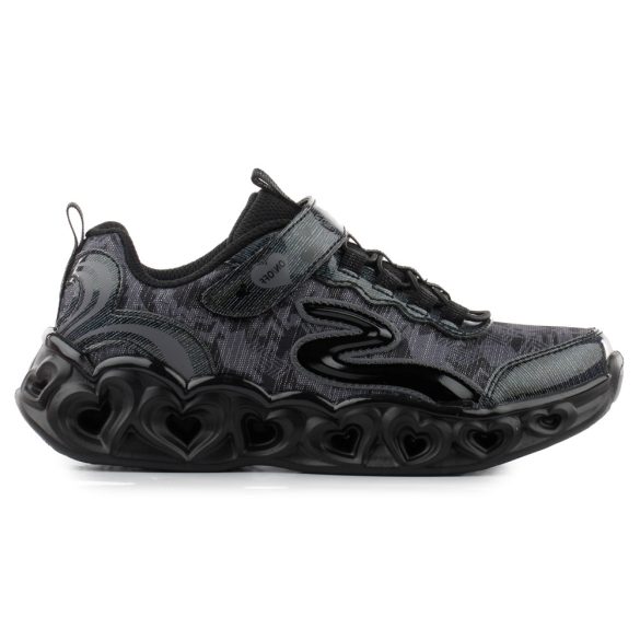 27-33 lány ledes sportcipő Skechers Heart Lights Black