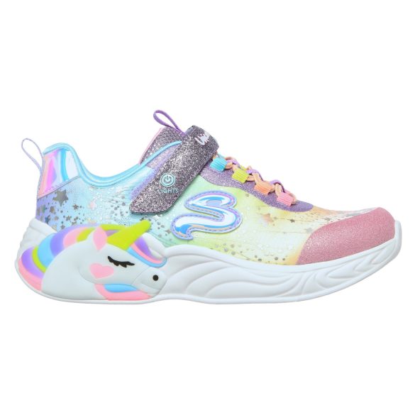 27-32 lány ledes sportcipő Skechers S-Lights Unicorn Dream