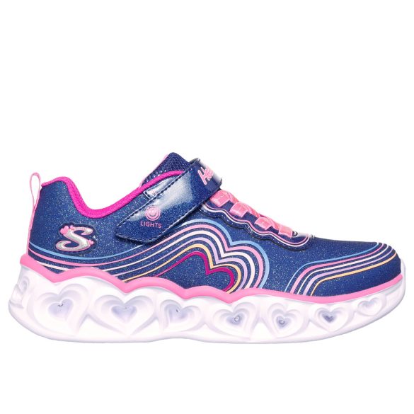 27-32 lány ledes sportcipő Skechers Heart Lights  Retro Hearts