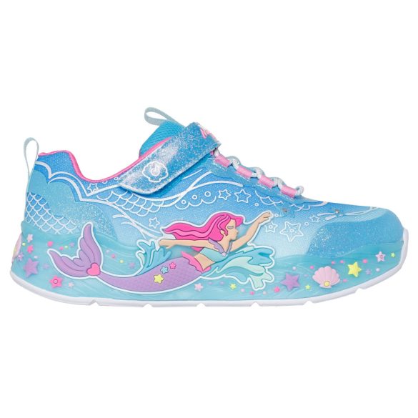 27-33 lány ledes sportcipő Skechers S-Lights Mermaid Dreams