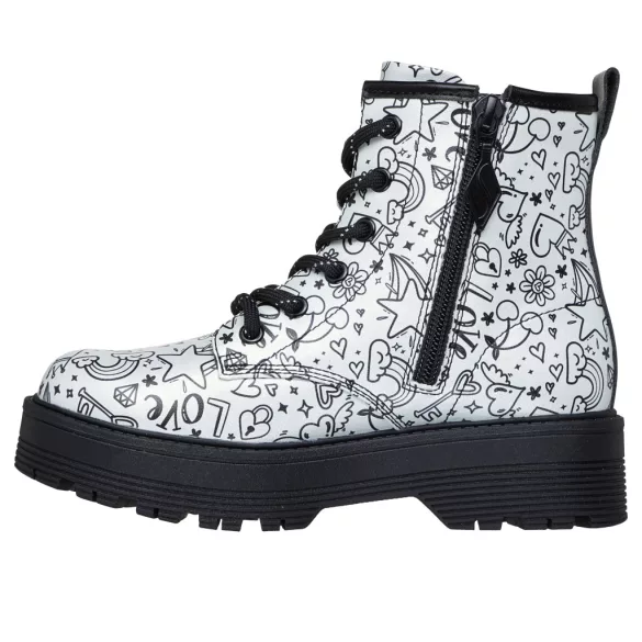 31-39 lány cipő Skechers Gravlen HI - Doodle Down