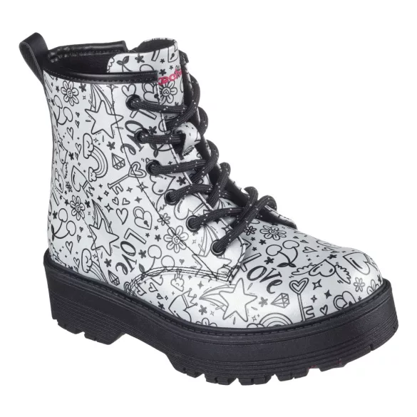 31-39 lány cipő Skechers Gravlen HI - Doodle Down