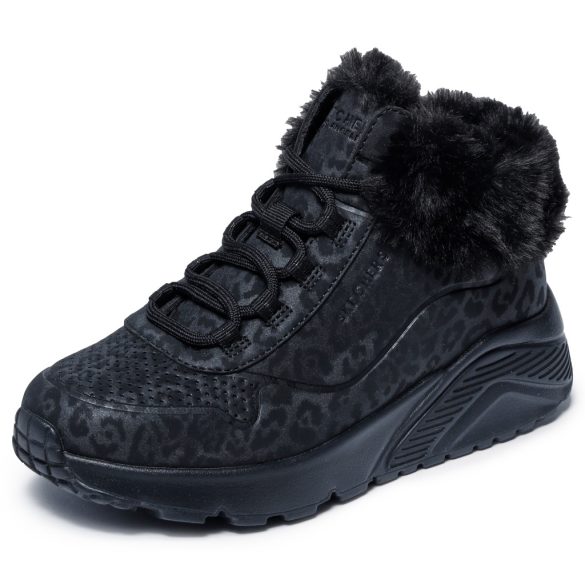 31-40 lány bélelt Skechers Uno Lite Cozy Leopard B