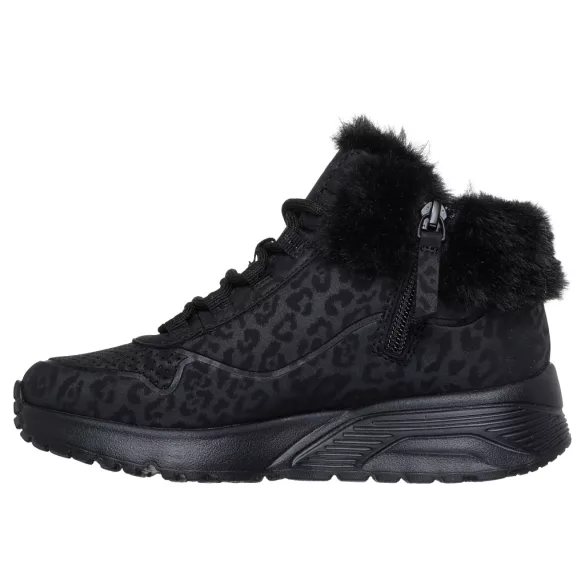 31-40 lány bélelt Skechers Uno Lite Cozy Leopard B