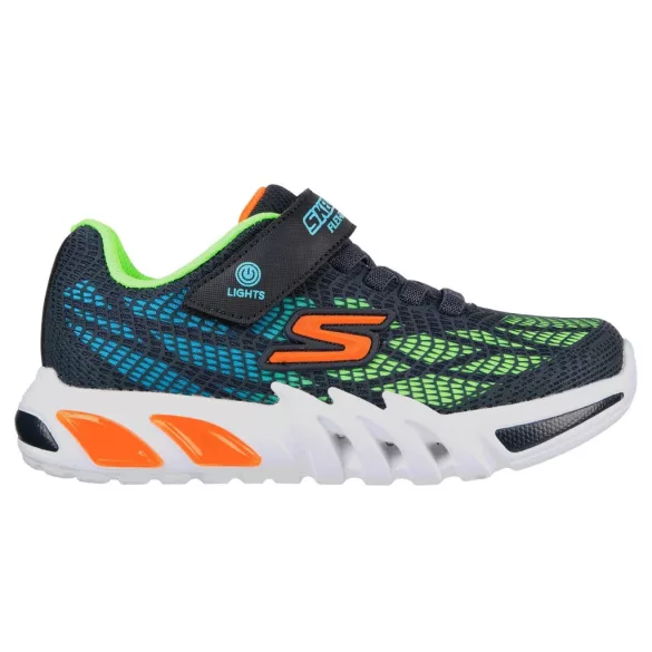 27-34 fiú ledes sportcipő Skechers Flex-Glow Elite