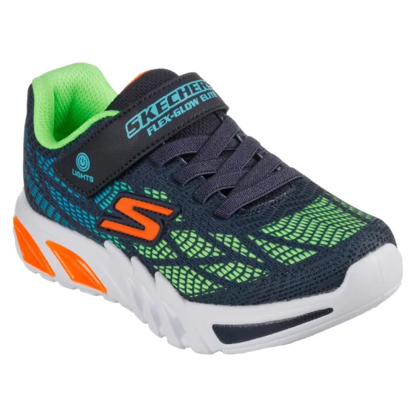 27-34 fiú ledes sportcipő Skechers Flex-Glow Elite