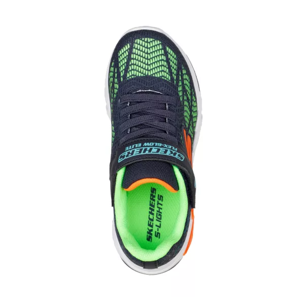 27-34 fiú ledes sportcipő Skechers Flex-Glow Elite