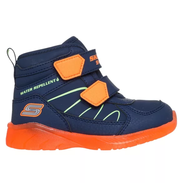 21-28 fiú bélelt villogó bakancs Skechers Illumi-Brights LED